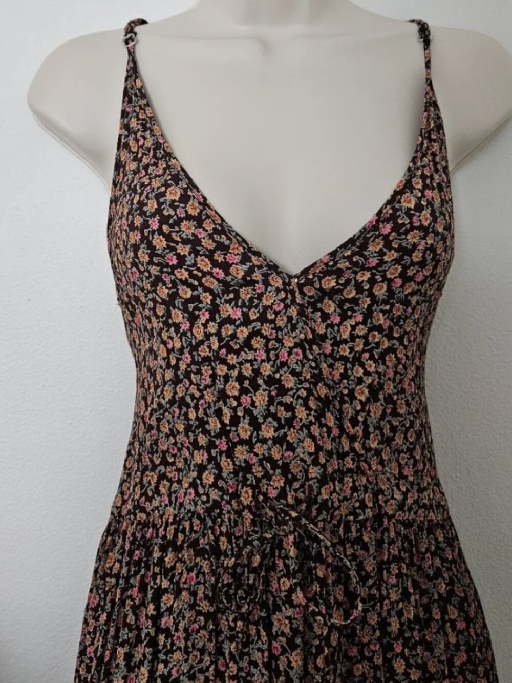 Christy Dawn raisin calico floral lincoln boho hippie cottage indie midi dress - Picture 4 of 7